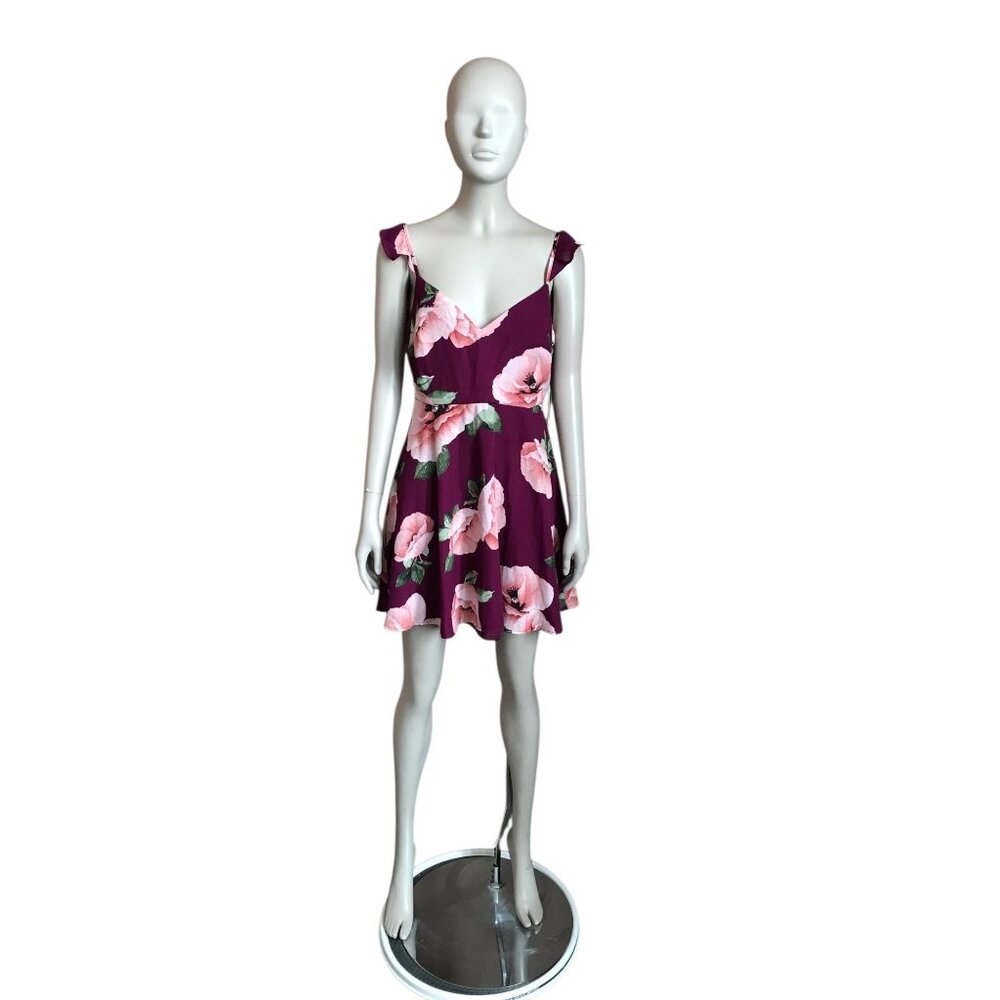 NWT Lulu’s Purple and Pink Mini Dress